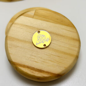 Kit Etiqueta personalizada acrílico espelhado artesanato tag