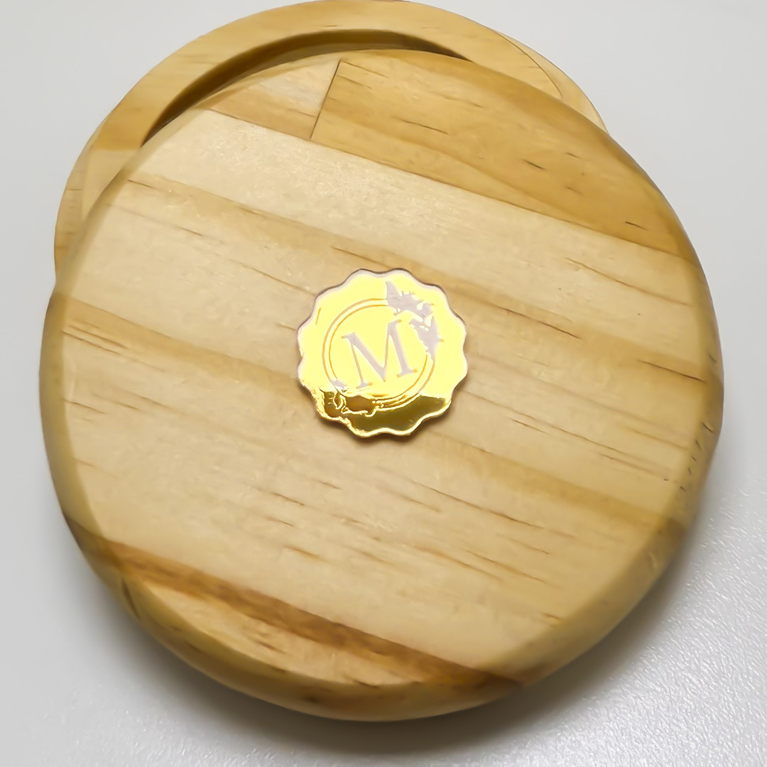 Kit Etiqueta personalizada acrílico espelhado artesanato tag - Imagem 2