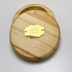 Kit Etiqueta personalizada acrílico espelhado artesanato tag