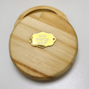 Kit Etiqueta personalizada acrílico espelhado artesanato tag