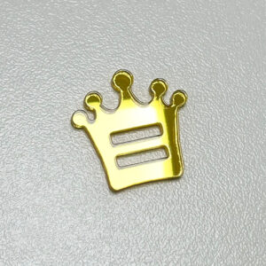 Kit Etiqueta tag passa fita acrílico coroa artesanato