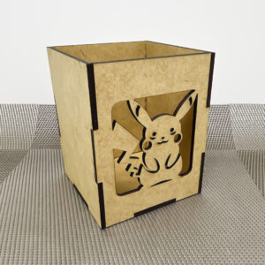 Kit 10 Porta Lápis Picachu MDF Lembrancinha Festa Infantil