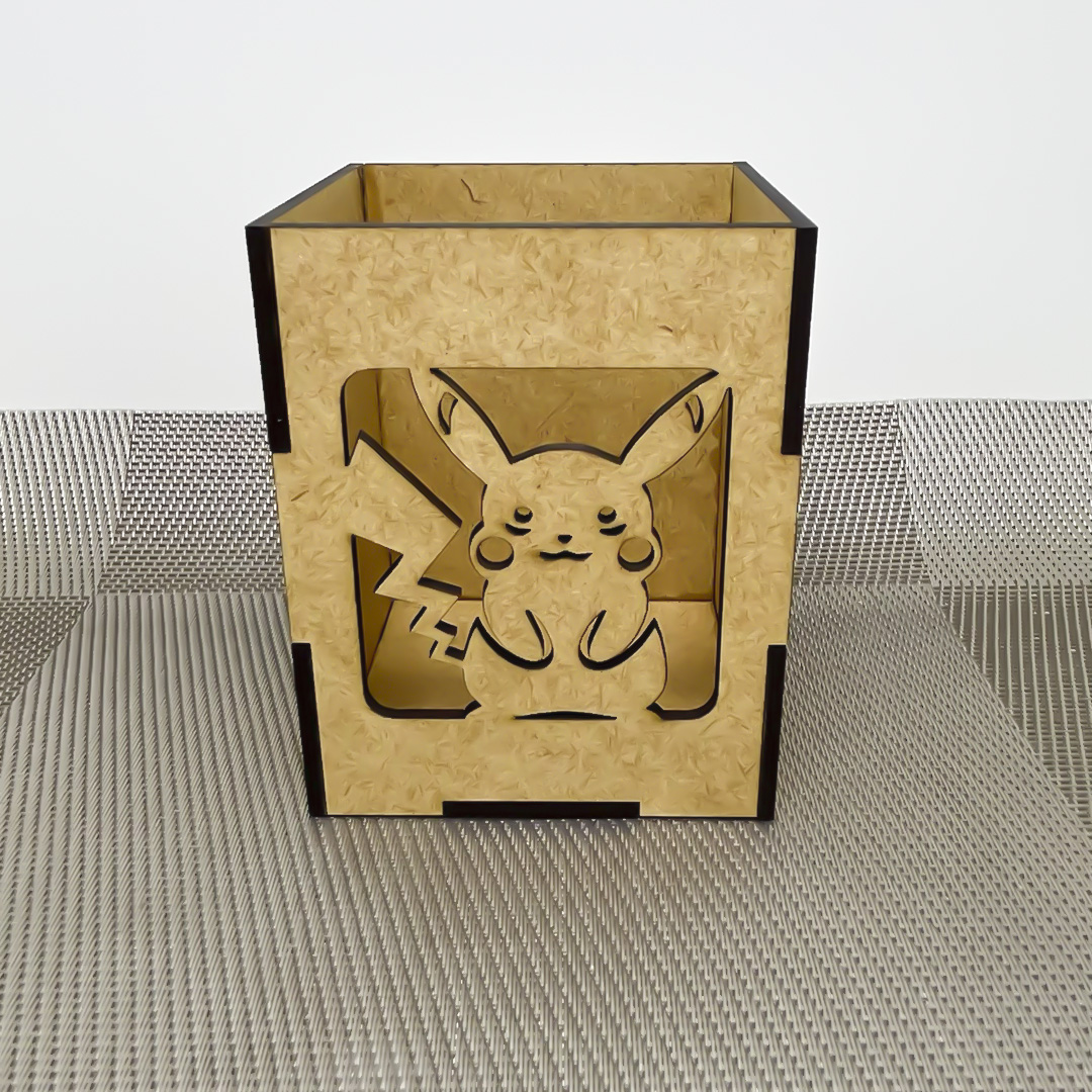 Kit 10 Porta Lápis Picachu MDF Lembrancinha Festa Infantil - Imagem 2