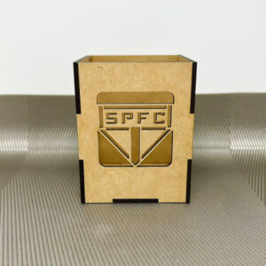 Kit 10 Porta Lápis São Paulo MDF Lembrancinha Times