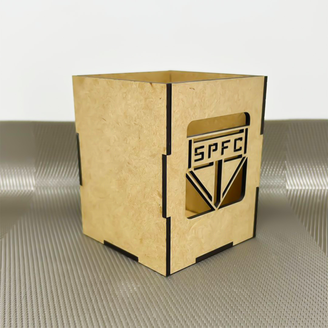 Kit 10 Porta Lápis São Paulo MDF Lembrancinha Times - Imagem 2