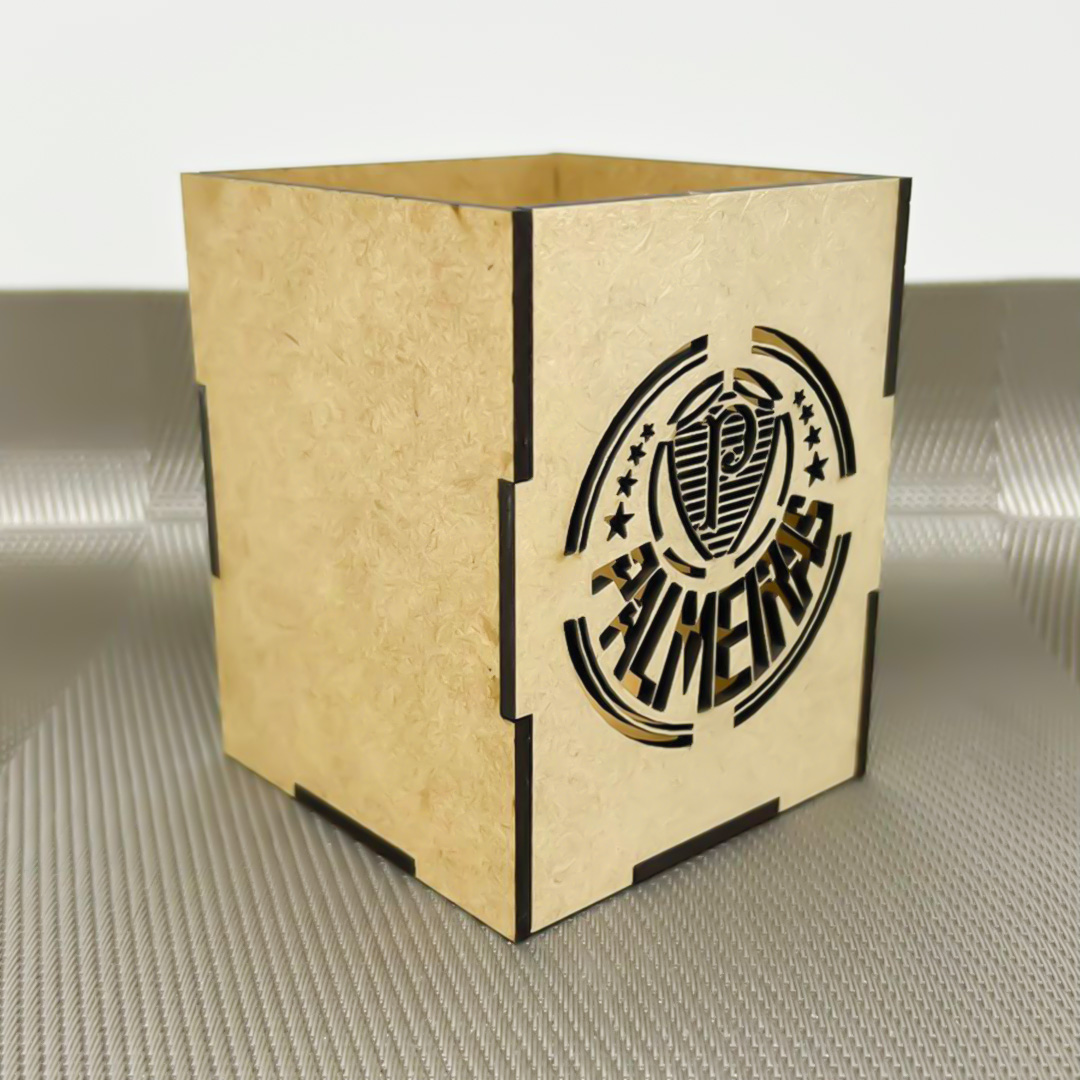 Kit 10 Porta Lápis Palmeiras MDF Lembrancinha Times - Imagem 2