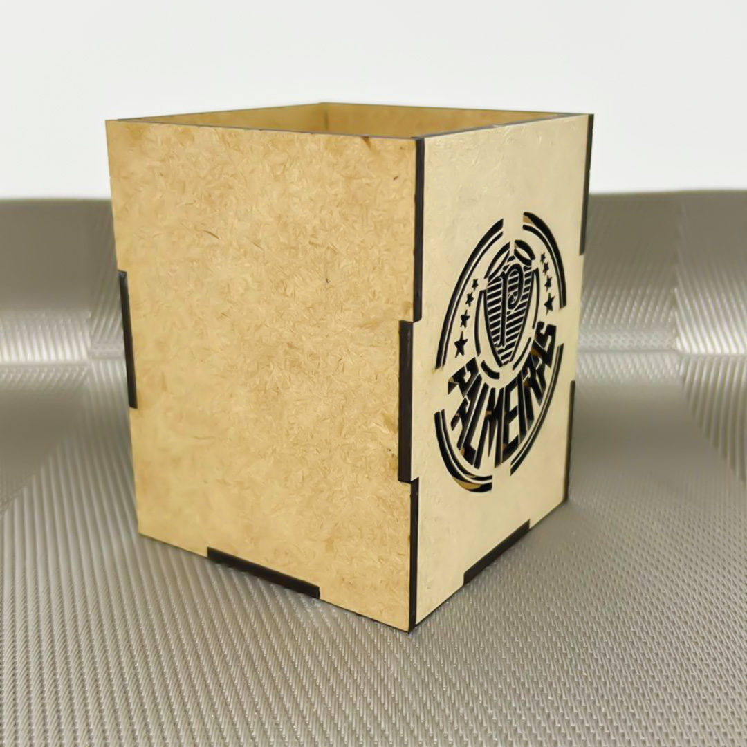 Kit 10 Porta Lápis Palmeiras MDF Lembrancinha Times - Imagem 3