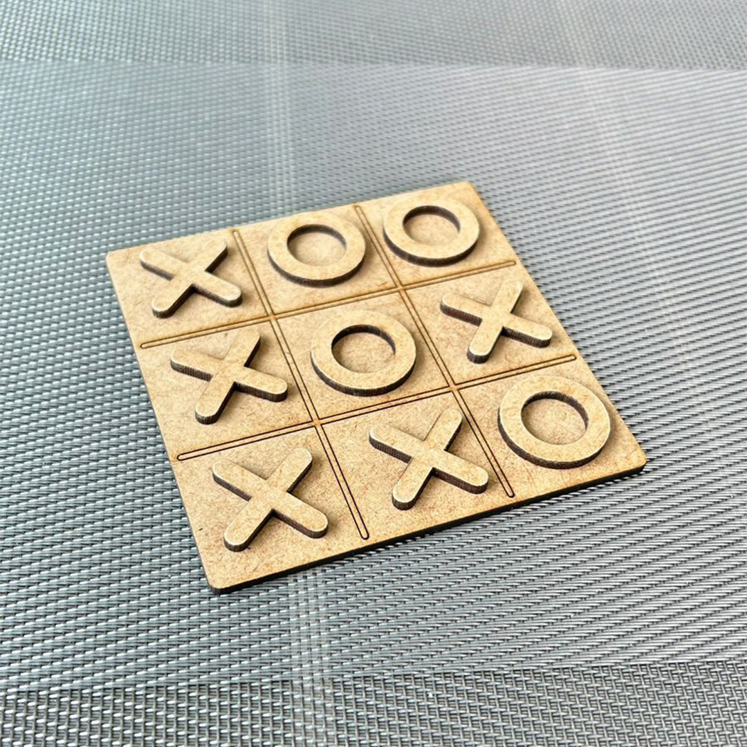 Jogo da Velha em MDF Lembrancinha Educativa com Tabuleiro - Imagem 2