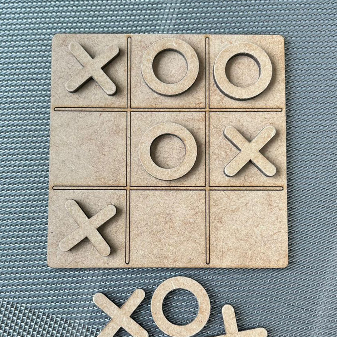 Jogo da Velha em MDF Lembrancinha Educativa com Tabuleiro - Imagem 3