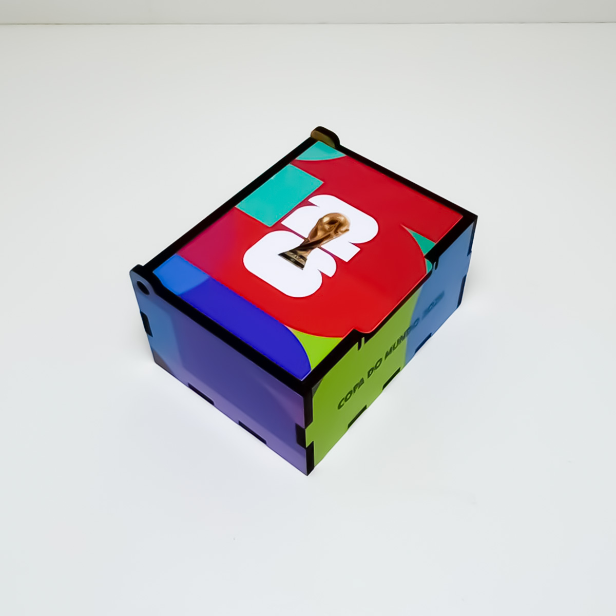 Porta figurinhas caixinha da Copa do Mundo 2026 premium - Imagem 2