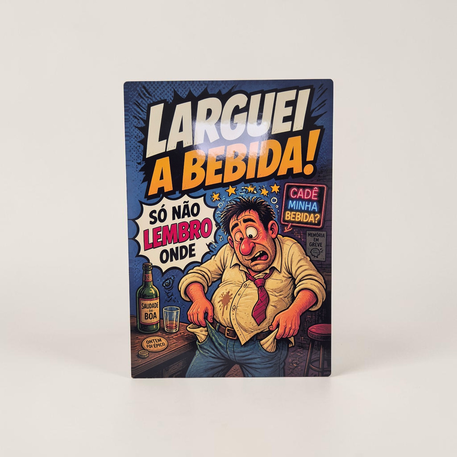 Kit 4 Placa Decorativa Mdf Bar Bebida Decoração 20x29 - Imagem 2