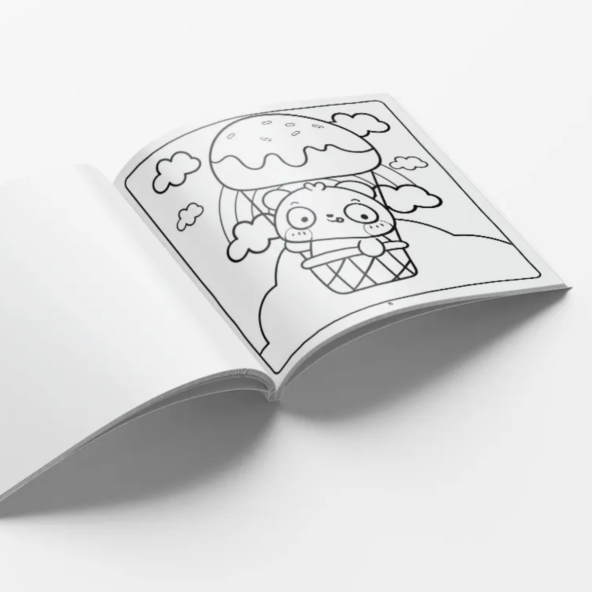 Livro de Colorir Cute & Comfy com 6 Canetinhas - Imagem 6